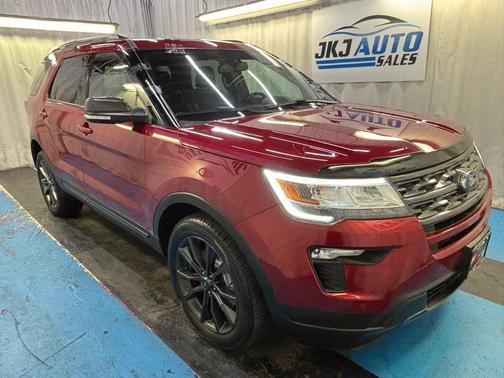 Red 2019 Ford Explorer XLT