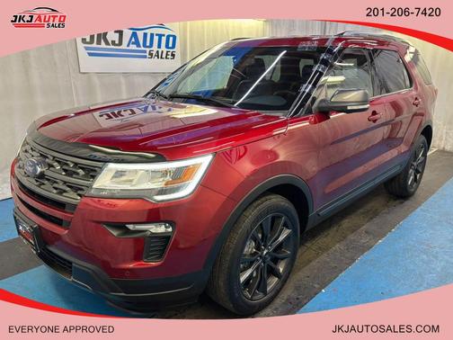 Red 2019 Ford Explorer XLT