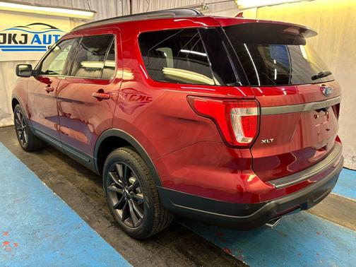 Red 2019 Ford Explorer XLT
