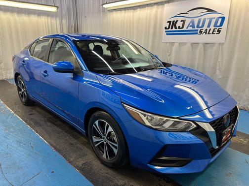 Electric Blue Metallic 2022 Nissan Sentra SV