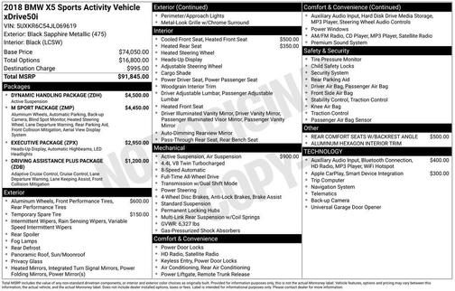 2018 BMW X5 xDrive50i