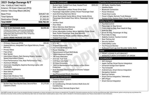 2021 Dodge Durango R/T AWD