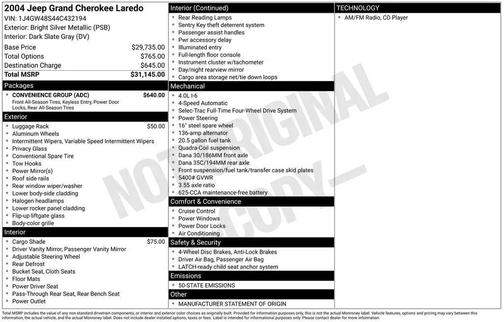 2004 Jeep Grand Cherokee Laredo