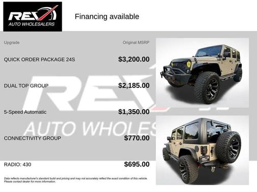 2016 Jeep Wrangler Unlimited Sport