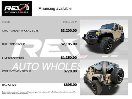 2016 Jeep Wrangler Unlimited Sport