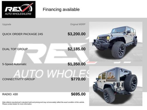 2016 Jeep Wrangler Unlimited Sport