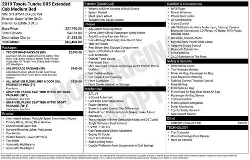 2019 Toyota Tundra SR5