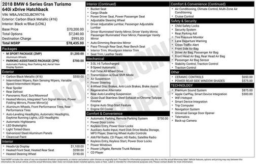 2018 BMW 640 i xDrive