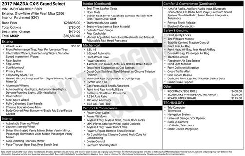 2017 Mazda CX-5 Grand Select