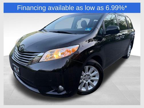 Black 2012 Toyota Sienna XLE