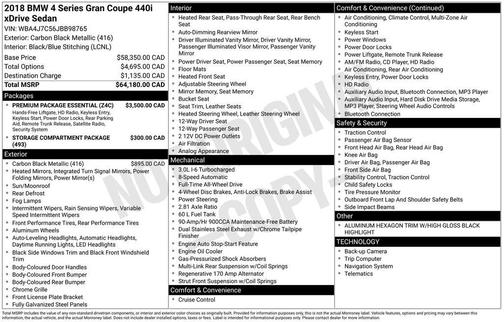 2018 BMW 440 Gran Coupe i xDrive