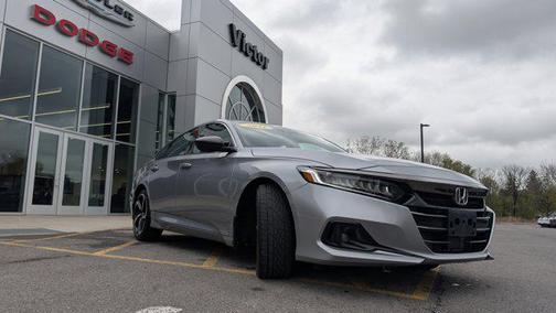 Sonic Gray Pearl 2021 Honda Accord Sport SE 1.5T