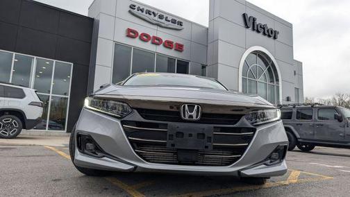 Sonic Gray Pearl 2021 Honda Accord Sport SE 1.5T