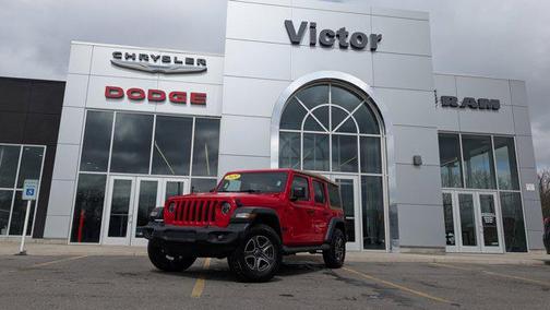 2020 Jeep Wrangler Unlimited Black and Tan 4x4