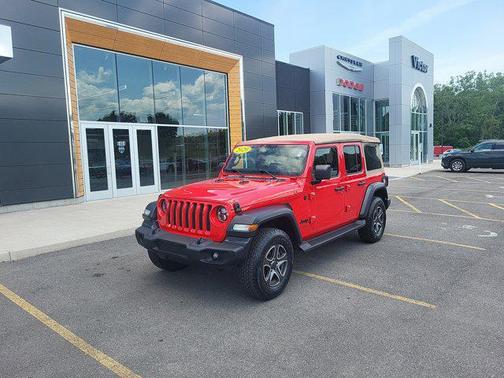 2020 Jeep Wrangler Unlimited Black and Tan 4x4