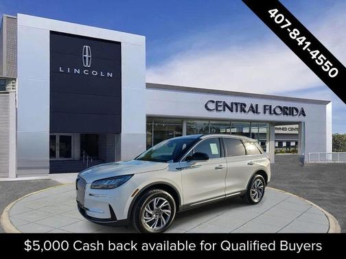 pristine white metallic tri-coat 2026 Lincoln Corsair Premiere