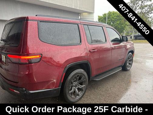 Velvet Red Pearlcoat 2024 Jeep Wagoneer Series II Carbide 4x4