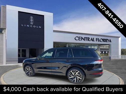 Infinite Black Metallic Clearcoat 2026 Lincoln Aviator Black Label AWD