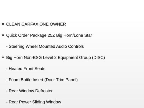 2019 RAM 1500 Big Horn