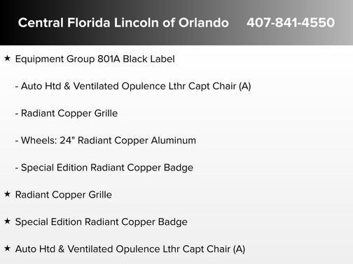 2025 Lincoln Navigator Black Label