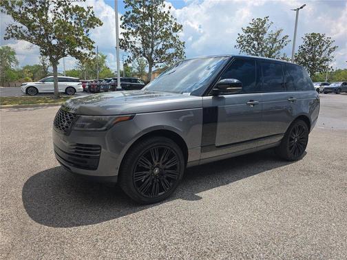 Gray 2019 Land Rover Range Rover 3.0L V6 Supercharged HSE