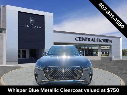 whisper blue metallic clearcoat 2026 Lincoln Aviator Premiere