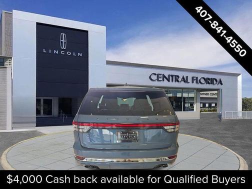 Whisper Blue Metallic Clearcoat 2026 Lincoln Aviator Black Label AWD