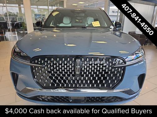 Whisper Blue Metallic Clearcoat 2026 Lincoln Aviator Black Label AWD