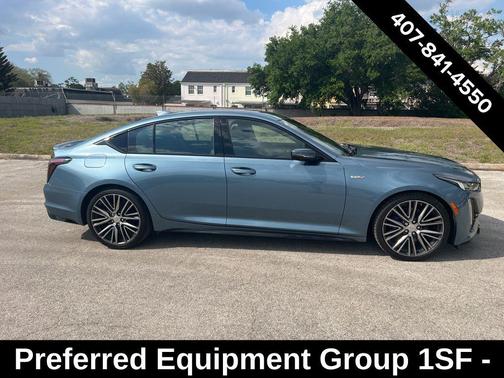 Midnight Steel Metallic 2023 Cadillac CT5-V V-Series