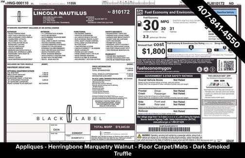 2024 Lincoln Nautilus Black Label