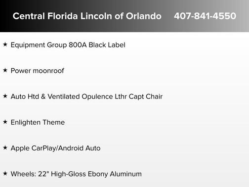 2025 Lincoln Navigator Black Label