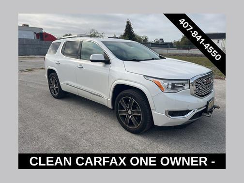 White Frost Tricoat 2018 GMC Acadia Denali