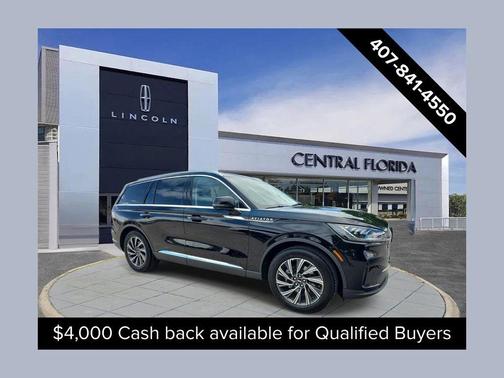 Infinite Black Metallic Clearcoat 2026 Lincoln Aviator Premiere