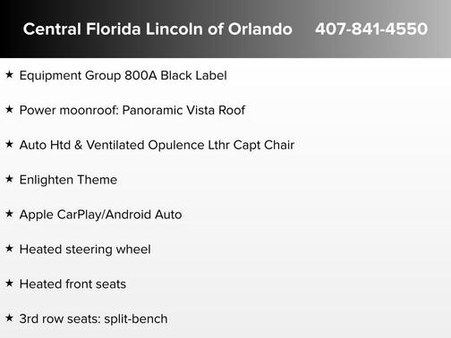 2025 Lincoln Navigator Black Label