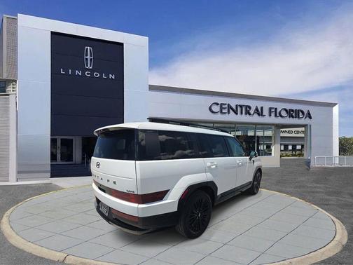 Serenity White 2025 Hyundai SANTA FE HEV Calligraphy