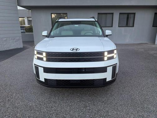 Serenity White 2025 Hyundai SANTA FE HEV Calligraphy