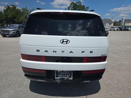 Serenity White 2025 Hyundai SANTA FE HEV Calligraphy