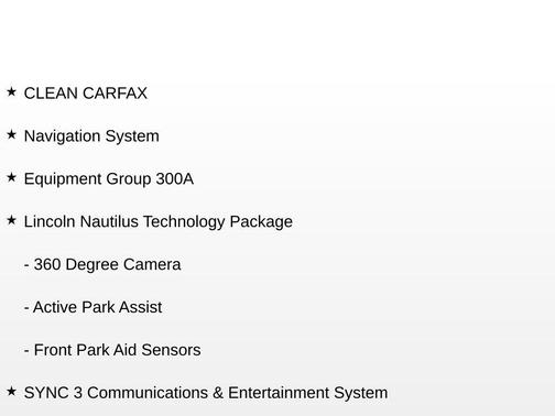 2019 Lincoln Nautilus Reserve