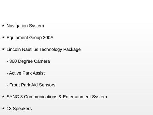 2019 Lincoln Nautilus Reserve