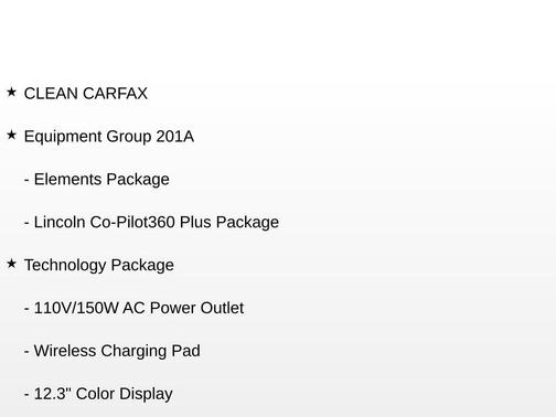 2020 Lincoln Corsair Reserve