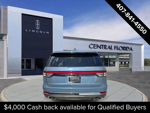 Whisper Blue Metallic Clearcoat 2026 Lincoln Aviator Premiere