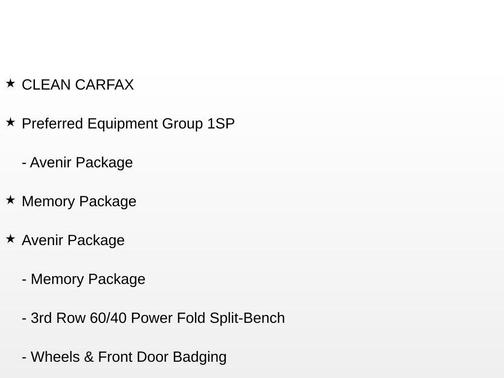 2020 Buick Enclave FWD Avenir