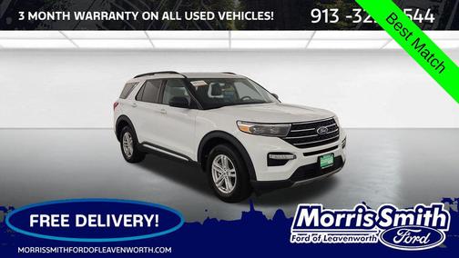 Oxford White 2024 Ford Explorer XLT