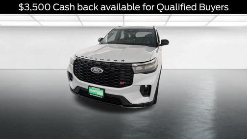 Space White Metallic 2026 Ford Explorer ST