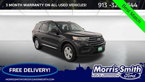 Black Metallic 2022 Ford Explorer XLT