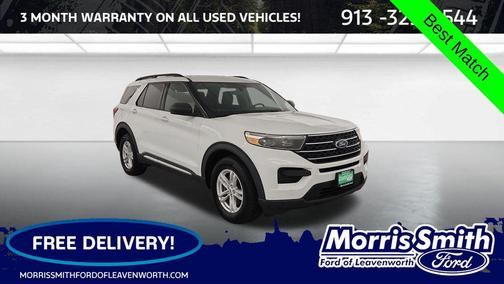 Oxford White 2020 Ford Explorer XLT