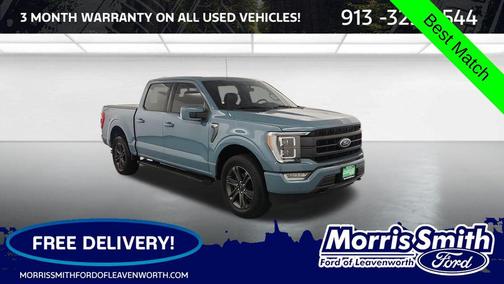 Blue 2023 Ford F-150 Lariat