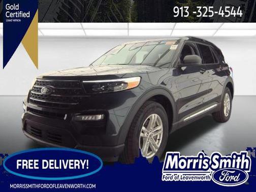 Blue Metallic 2024 Ford Explorer XLT