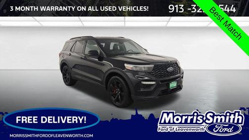 Agate Black Metallic 2023 Ford Explorer ST
