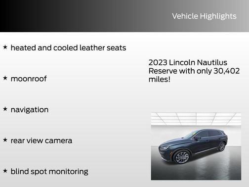 2023 Lincoln Nautilus Reserve